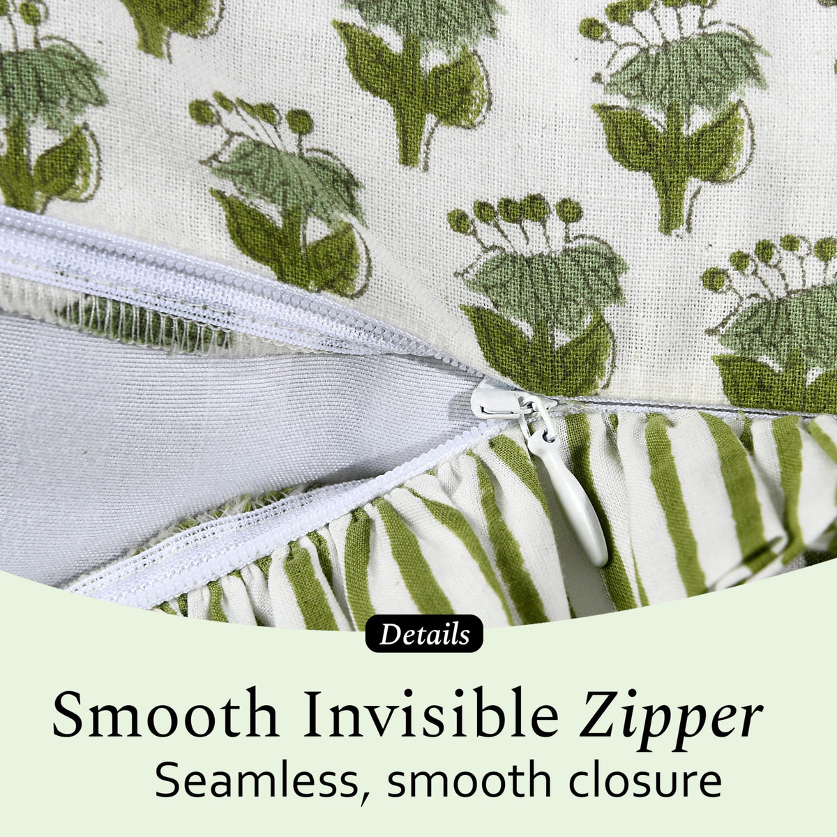 Two-pack CPC pillow covers in emerald green for versatile refresh