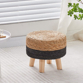Cpintltr easy-assembly ottoman; four legs attach in minutes for quick setup.