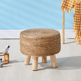 Cpintltr gift-ready foot stool offers practical style.