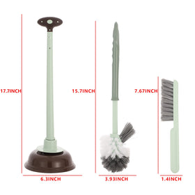 Cq Acrylic heavy-duty plunger with suction cup clears stubborn clogs in sinks or toilets