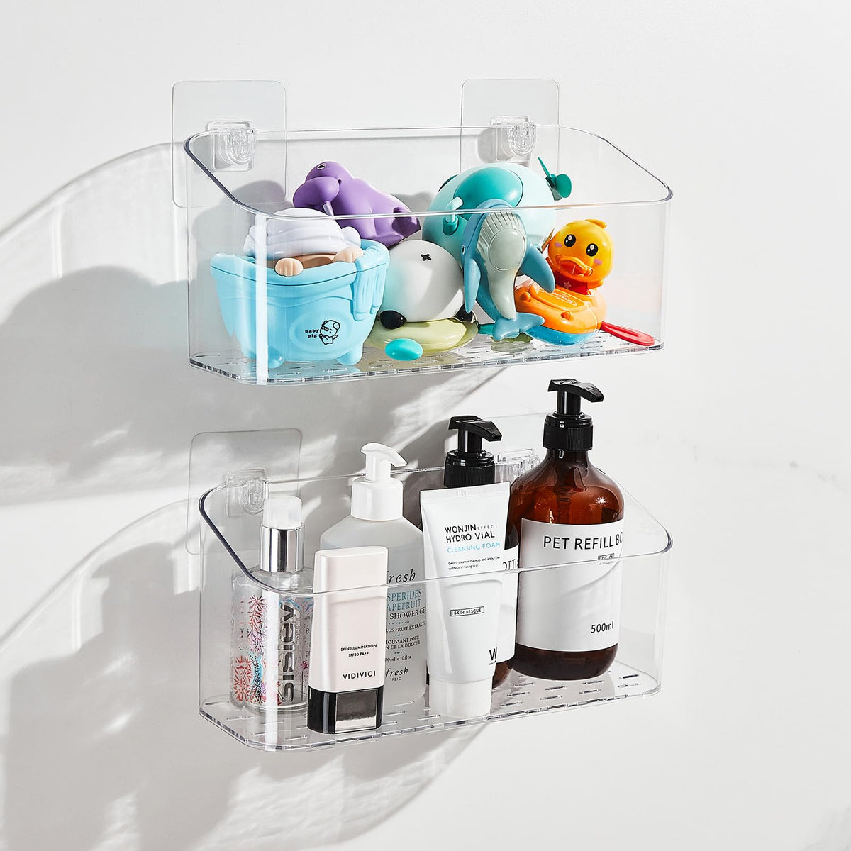 CQUNM clear organizer helps monitor toy volume and minimize clutter.