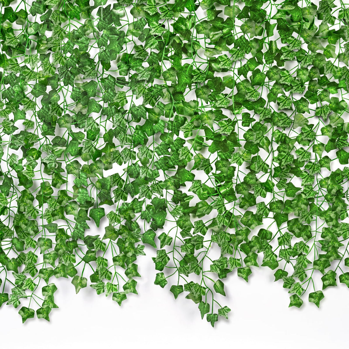 CQURE artificial ivy vines 7 ft each for versatile room styling.