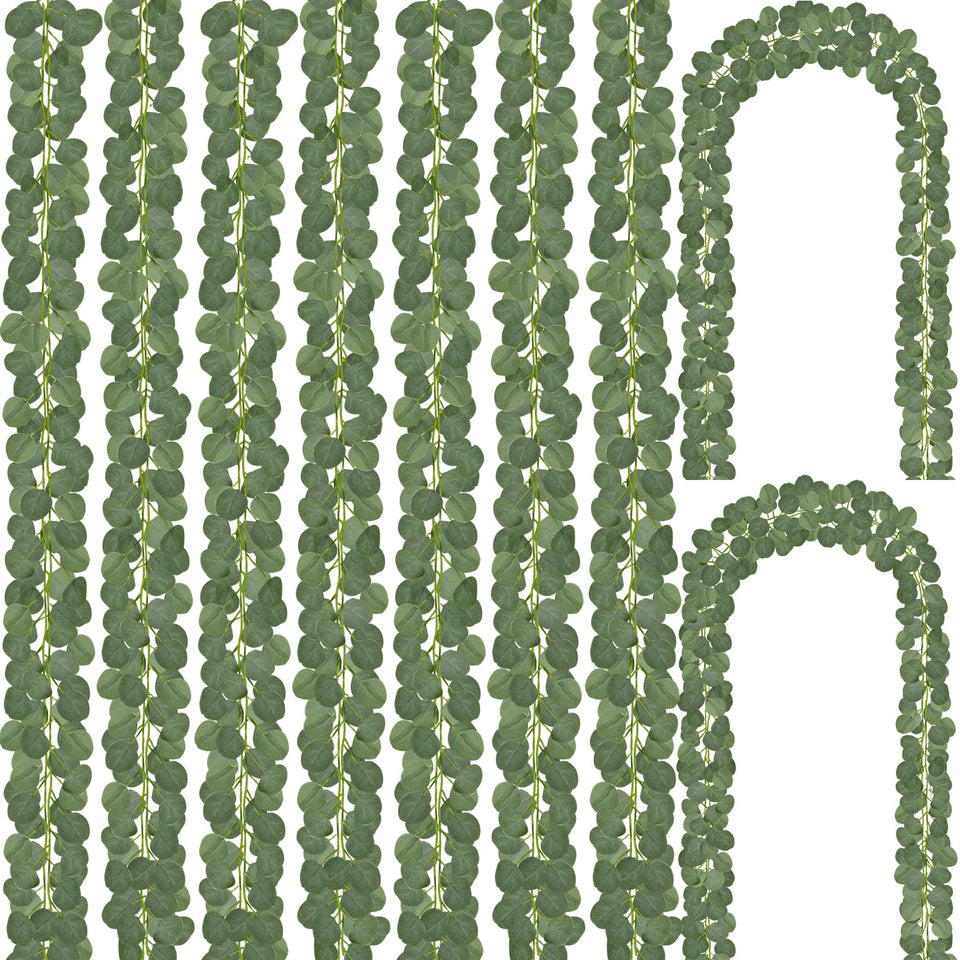 CQURE eucalyptus garland seven-foot display for versatile weddings and events
