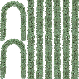 CQURE eucalyptus garland table centerpiece for elegant wedding decor