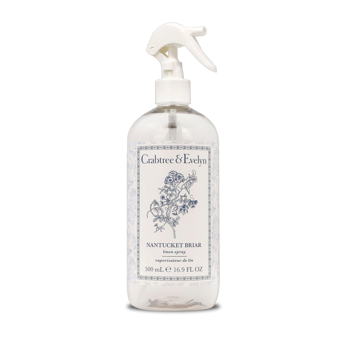 Crabtree & Evelyn Nantucket Briar linen spray bottle for fresh linens