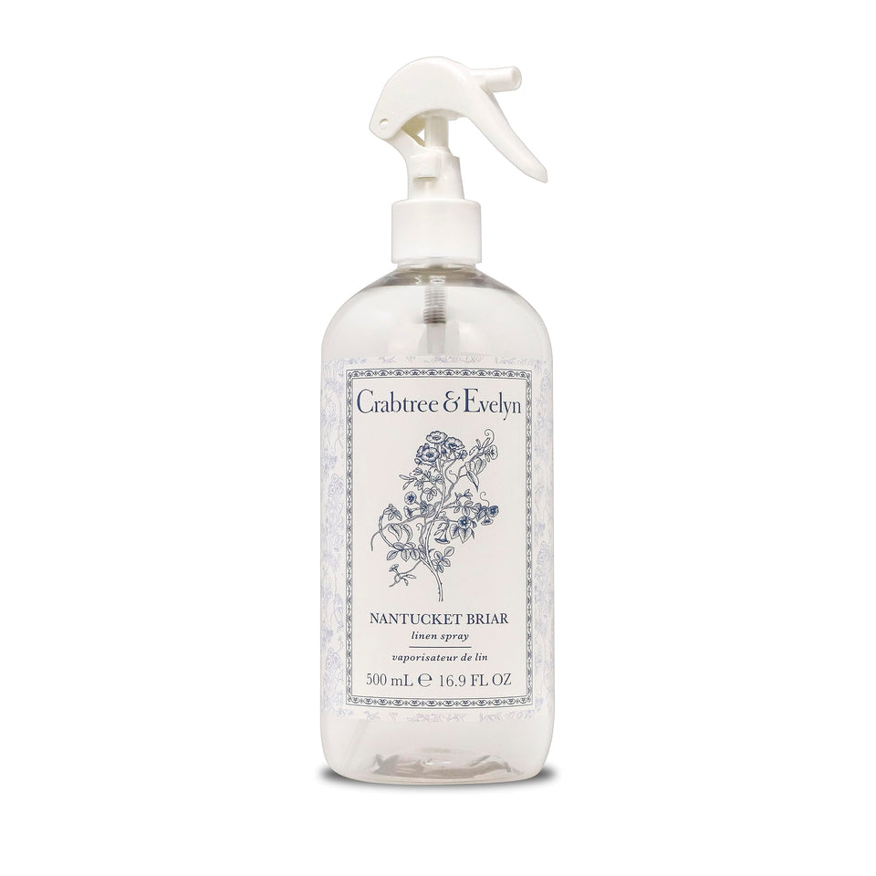 Crabtree & Evelyn Nantucket Briar linen spray bottle for fresh linens