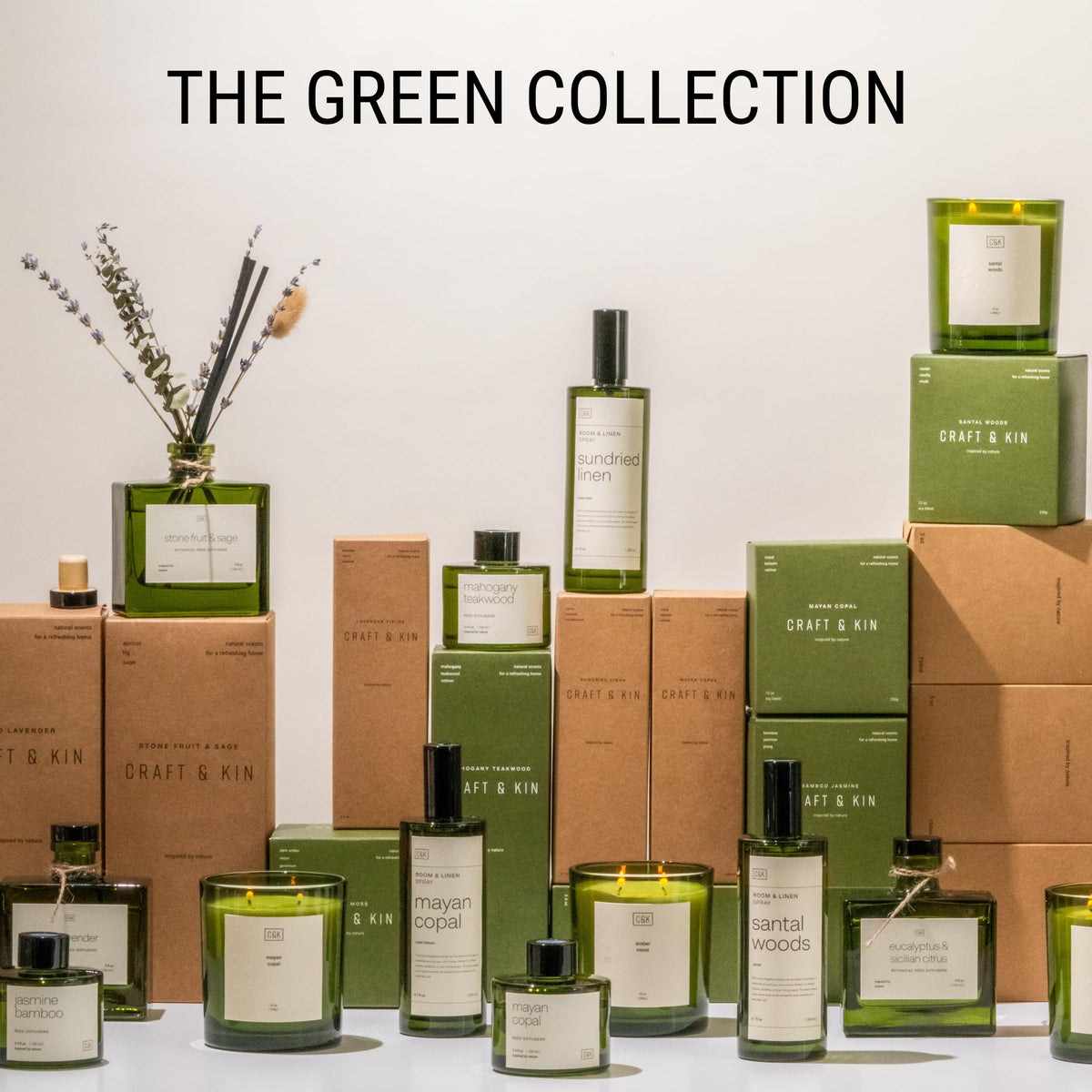 Craft & Kin gift packaging emphasizes a premium home fragrance experience