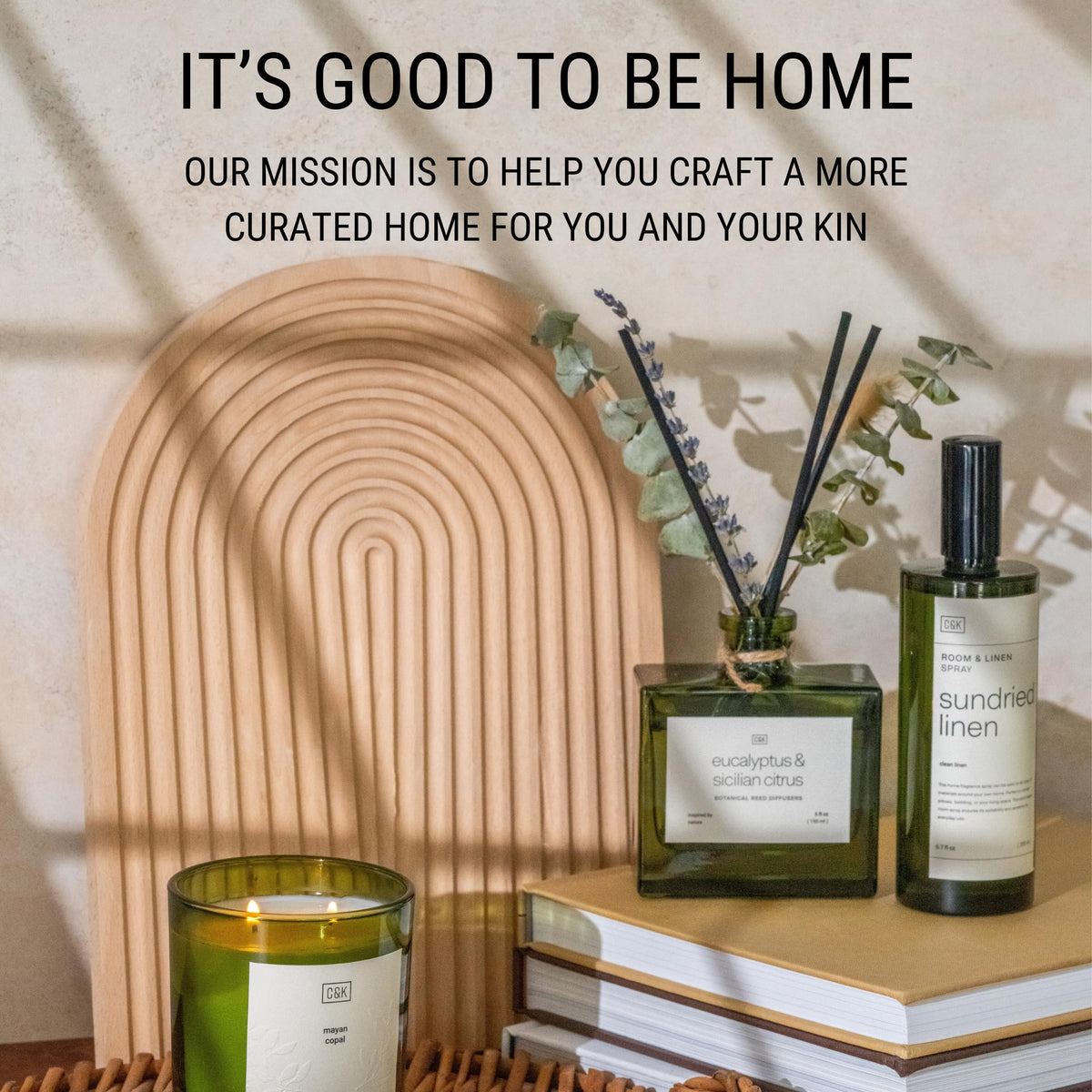 Green Collection packaging by Craft & Kin emphasizes eco-conscious design.