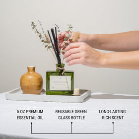 Craft & Kin 5 oz diffuser bottle provides durable, fragrance-releasing decor