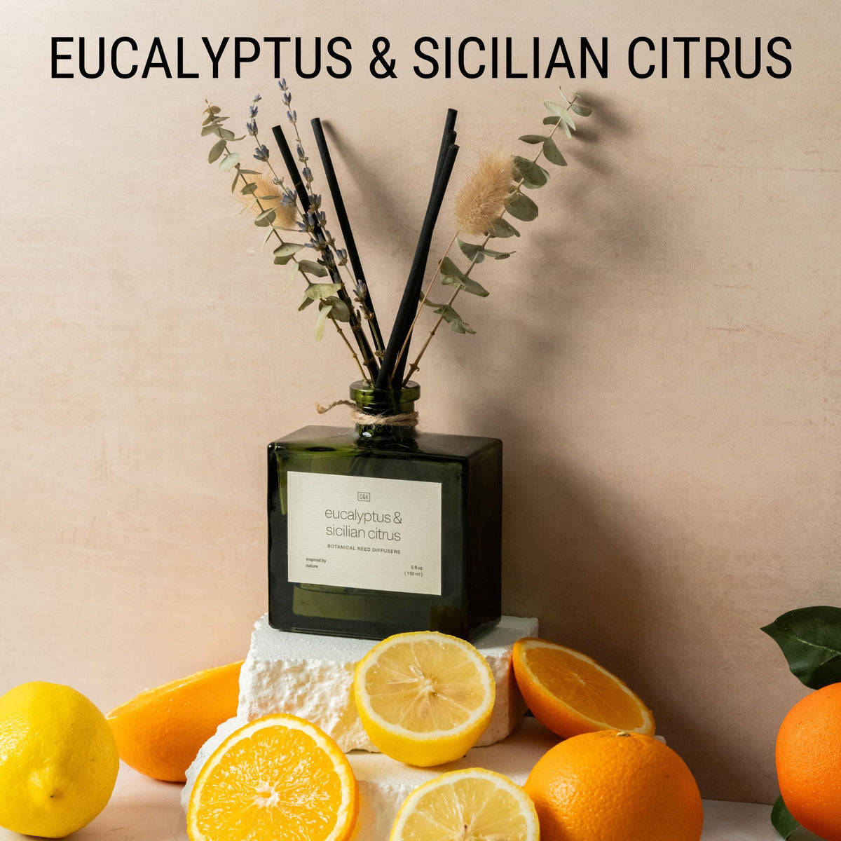Craft & Kin diffuser blends Sicilian citrus and eucalyptus for a refreshing scent