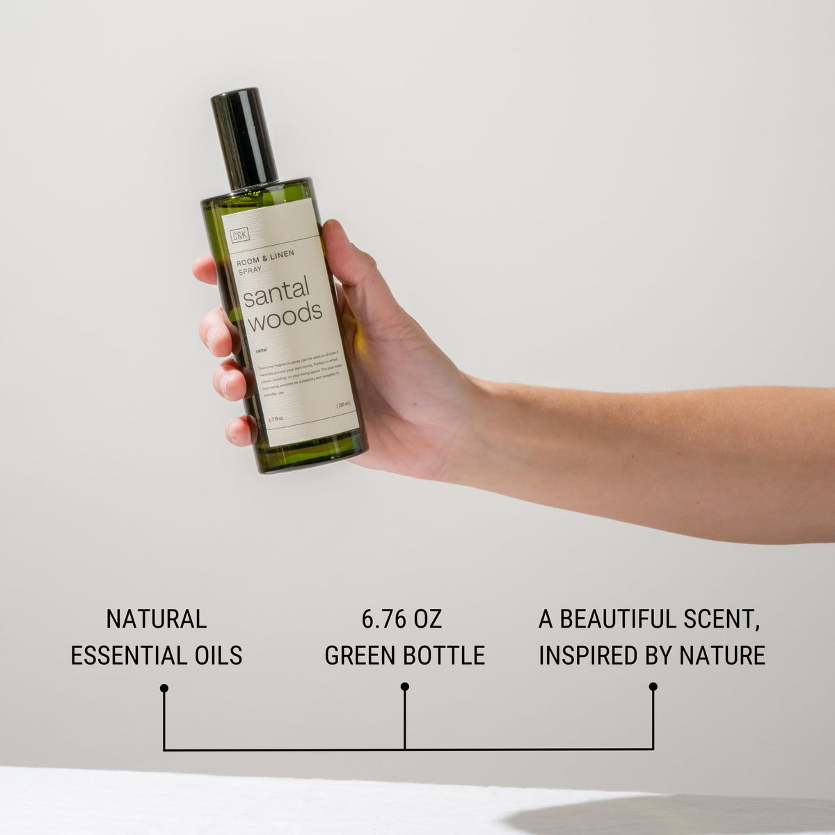 Living room aroma from Craft & Kin Santal Woods enhances evening relaxation.