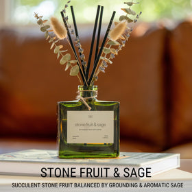 Craft & Kin Stone Fruit & Sage aroma fills rooms with subtle sophistication