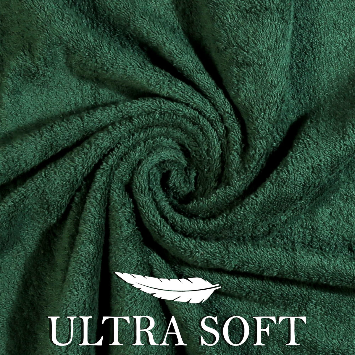 CRAFTBERRY luxury towels quick-dry feature demonstrated after washing.