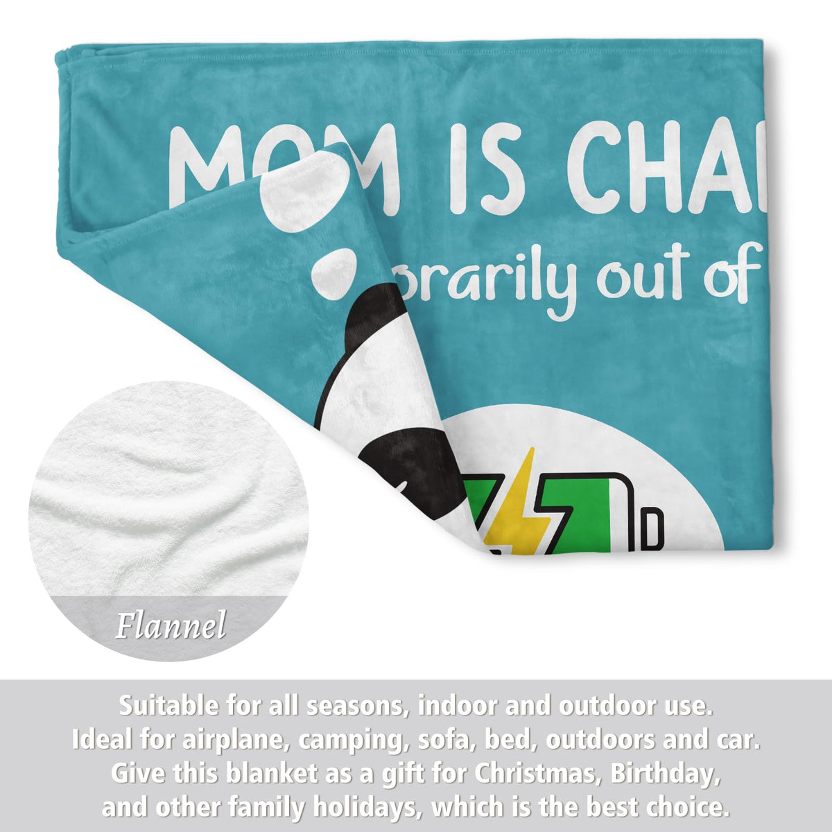 Craftique blanket travel-compact-pack demonstrates easy portability for trips.
