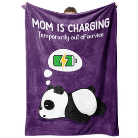 Craftique Mom blanket folded view highlights ultra-soft microfiber for cozy evenings