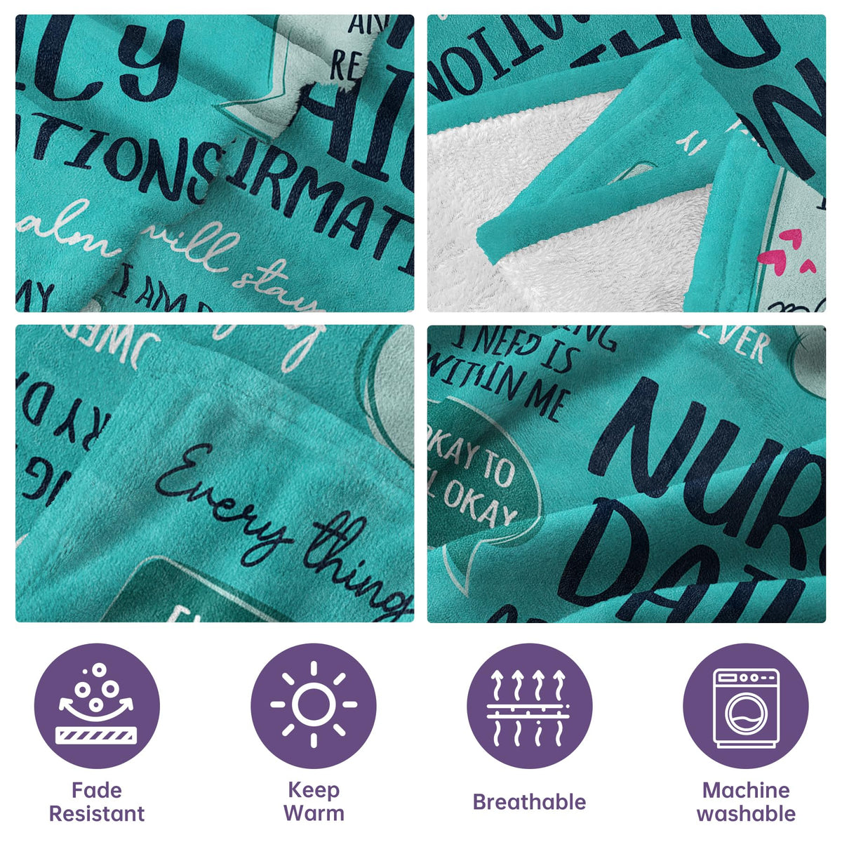 Craftique nurse appreciation blanket ideal for Nurses Week or birthday surprises.
