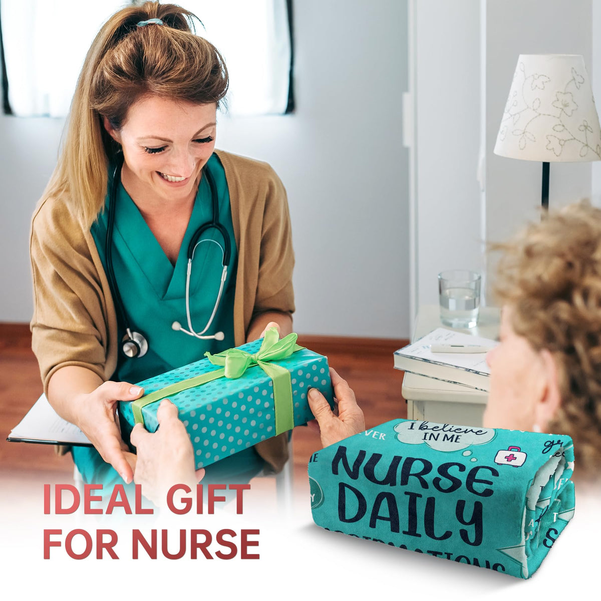 Craftique soft microfiber blanket delivers lightweight plush comfort for home or on call.