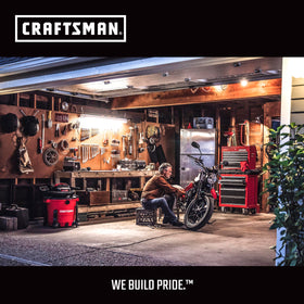 CRAFTSMAN ideal for wide-area cleanup in garages and basements