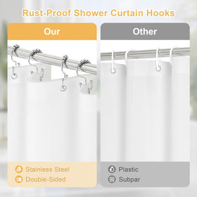 Craidlela dual-layer design helps keep shower area drier and cleaner.