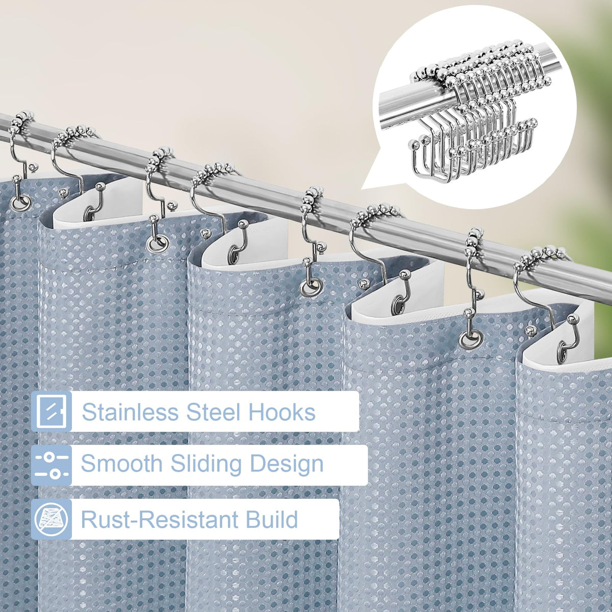 Craidlela PEVA liner provides extra splash protection for bathroom floors.