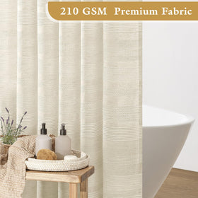 Craidlela beige-cream closeup highlights weave and soft drape.