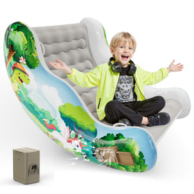 Crakrora Sensory Chair inflatable rocker supports focus during playtime.