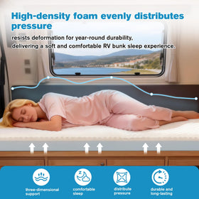 CRAURU white jersey cover on mattress ready for use