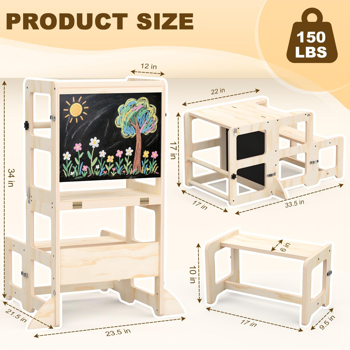 Cravenook toddler step stool at bathroom height for potty-training routines.