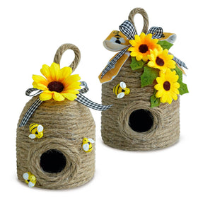 CRCZK Bigger Bee Hive Decor 2-pack adds charming farmhouse style to tiered trays.