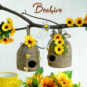 CRCZK Small Bees and Wooden Bee Accents create cozy kitchen decor.