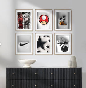 CREAARO hypebeast poster 8x10 pairs easily with frames for versatile wall displays.
