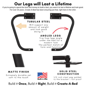 Create-A-Bed queen vertical Murphy bed kit video guide helps assembly
