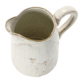 Creative Co-Op pitcher used for lemonade or iced tea.
