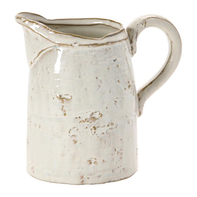 Creative Co-Op 28 oz stoneware pitcher with reactive glaze—one-of-a-kind look.