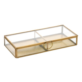 Creative Co-Op dresser or vanity accent that enhances sparkle