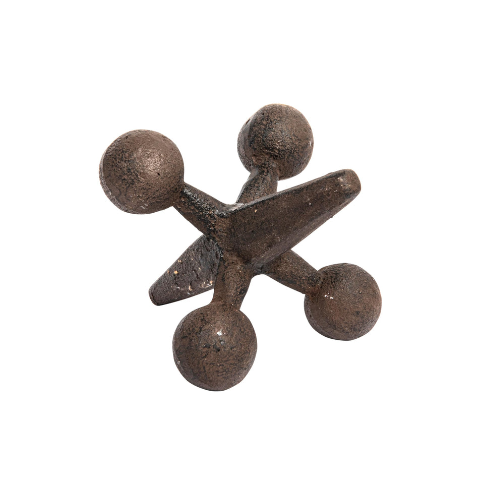 Creative Co-Op Jack figurine with retro styling for vintage shelves.