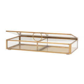 Creative Co-Op display box for jewelry, trinkets, crystals, or photos