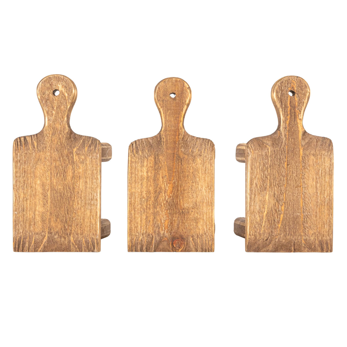 Creative Co-Op wooden tabletop display pedestal for shelves and mantels