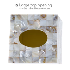 Creative Scents Milano cover's large top opening makes grabbing tissues easy.