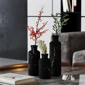 Creative Scents vase set bottom protectors prevent scratches on delicate surfaces.