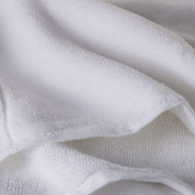 Creative Scents white towels on a bathroom rack, decorative and practical