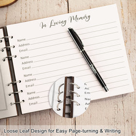 Creawoo memory cards for guests to write messages and memories.