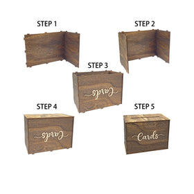 Cregugua heart-slot gift box showing a slot for envelopes and messages