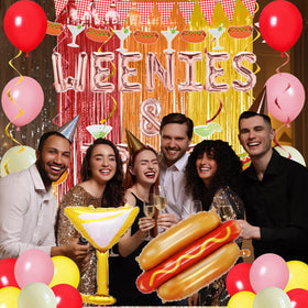 Crenics foil balloons-pack adds metallic accents and versatile decorating options.