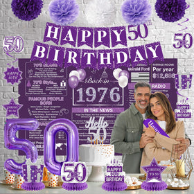 Crenics happy 50th birthday sash adds chic flair and wearable keepsake