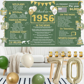 Crenics latex balloons in five colors brighten the venue.