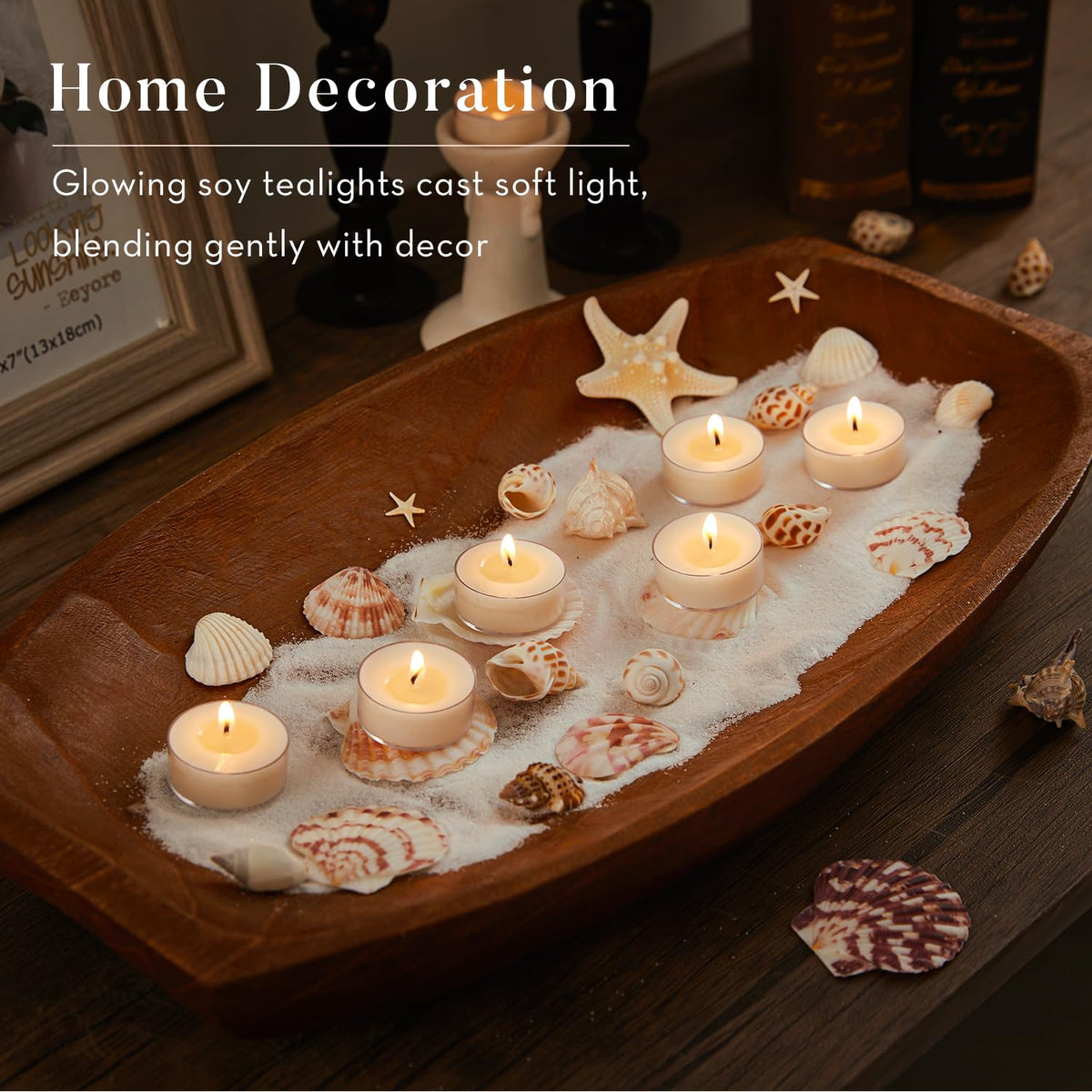 Crenovo romantic dinner tea light creates intimate ambiance