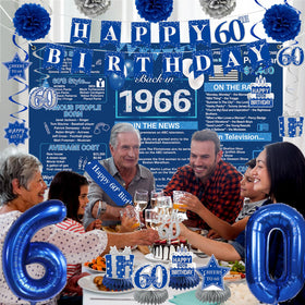 Crenics happy 60th birthday sash designed for easy party wear.