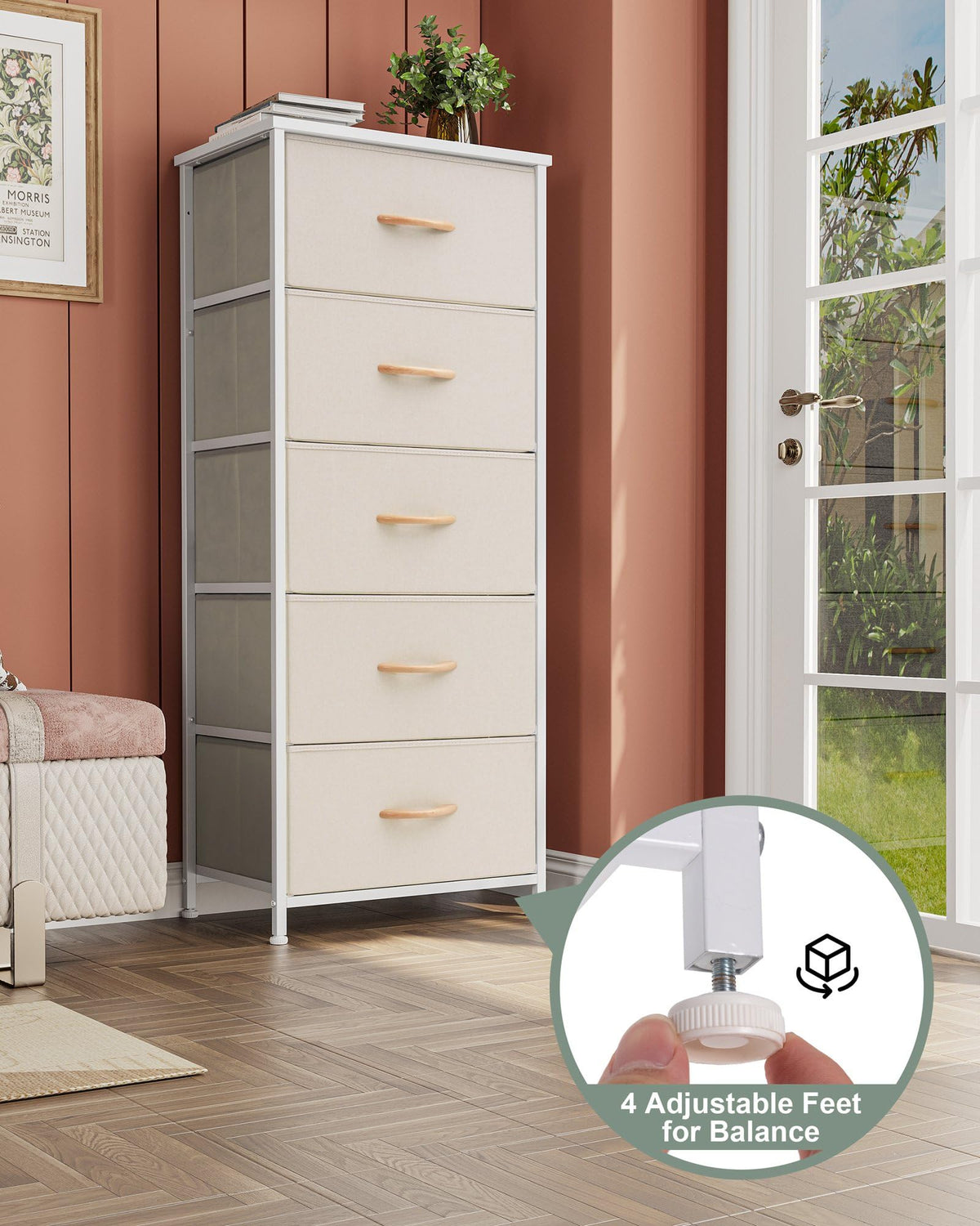 Crestlive adjustable-feet ensure stability on uneven floors