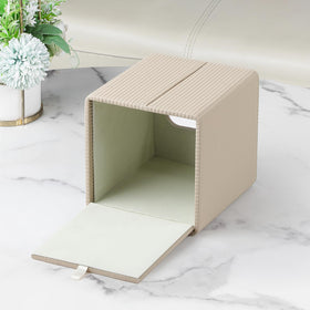 Cretkhp PU leather cover is durable and easy to wipe clean.
